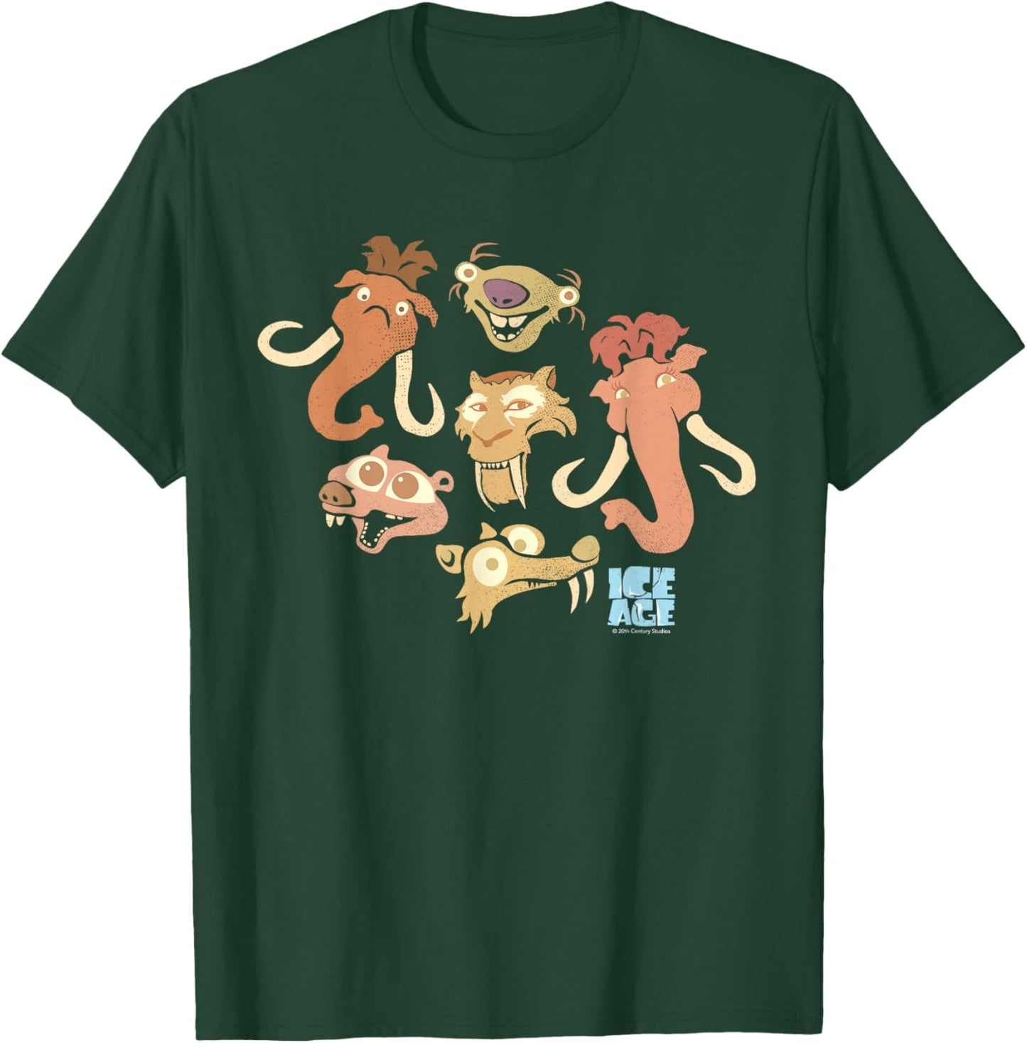 Ice Age Manfred Ellie Diego Sid Scrat Baby Scrat T-Shirt - T-Shirt | Forest