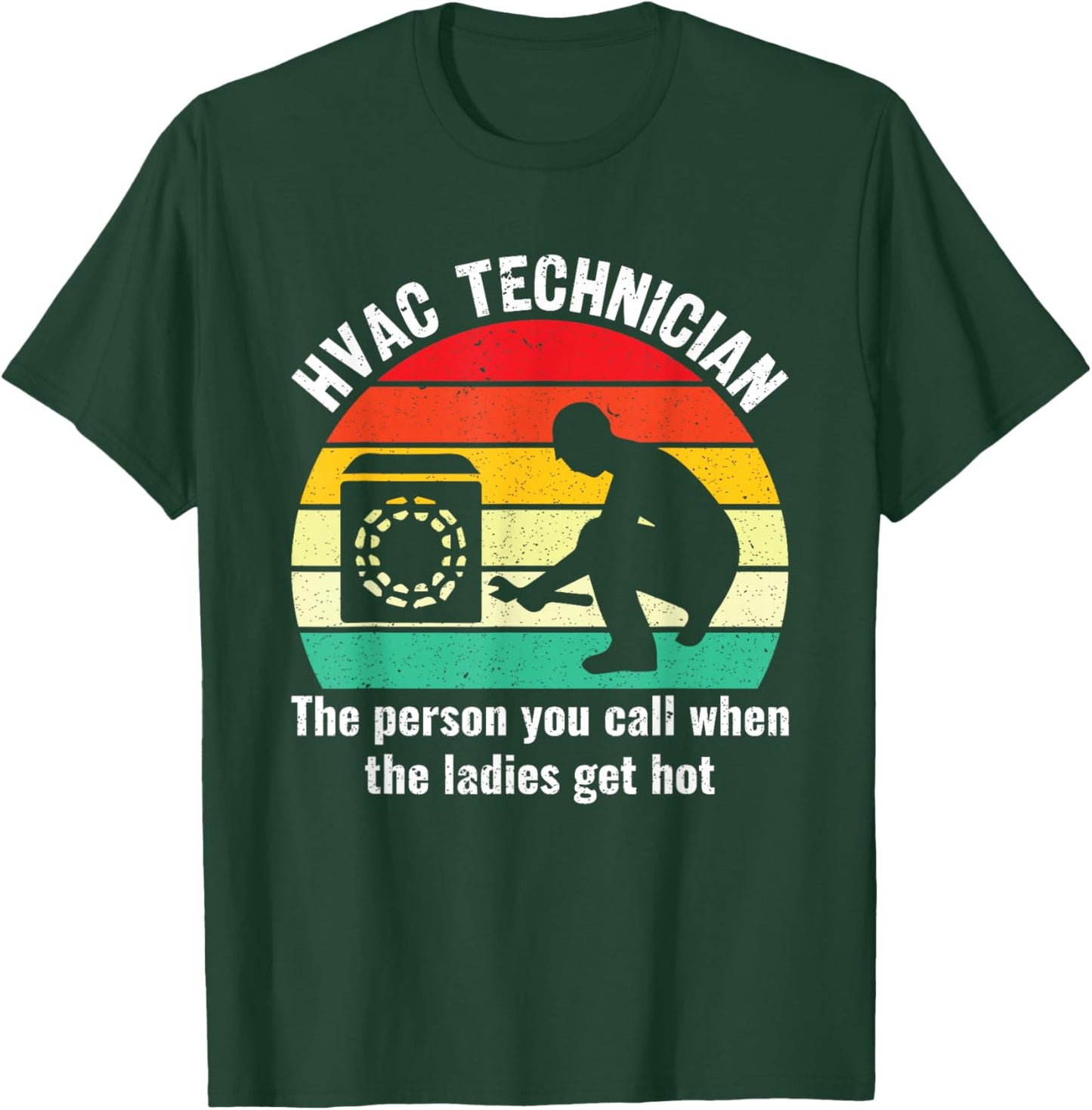 Funny HVAC Technician Definition HVAC Tech T-Shirt - T-Shirt | Forest