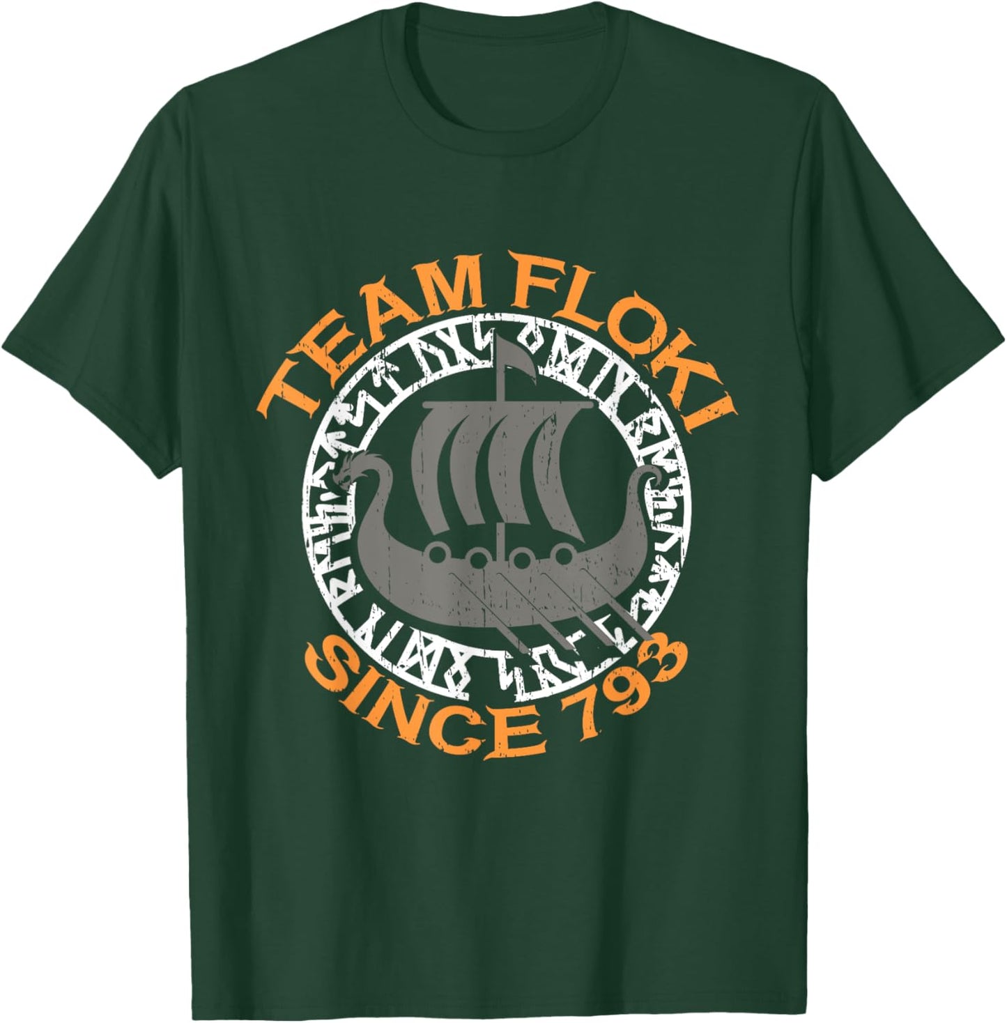 Team Floki Viking Vikings T-Shirt - T-Shirt | Forest