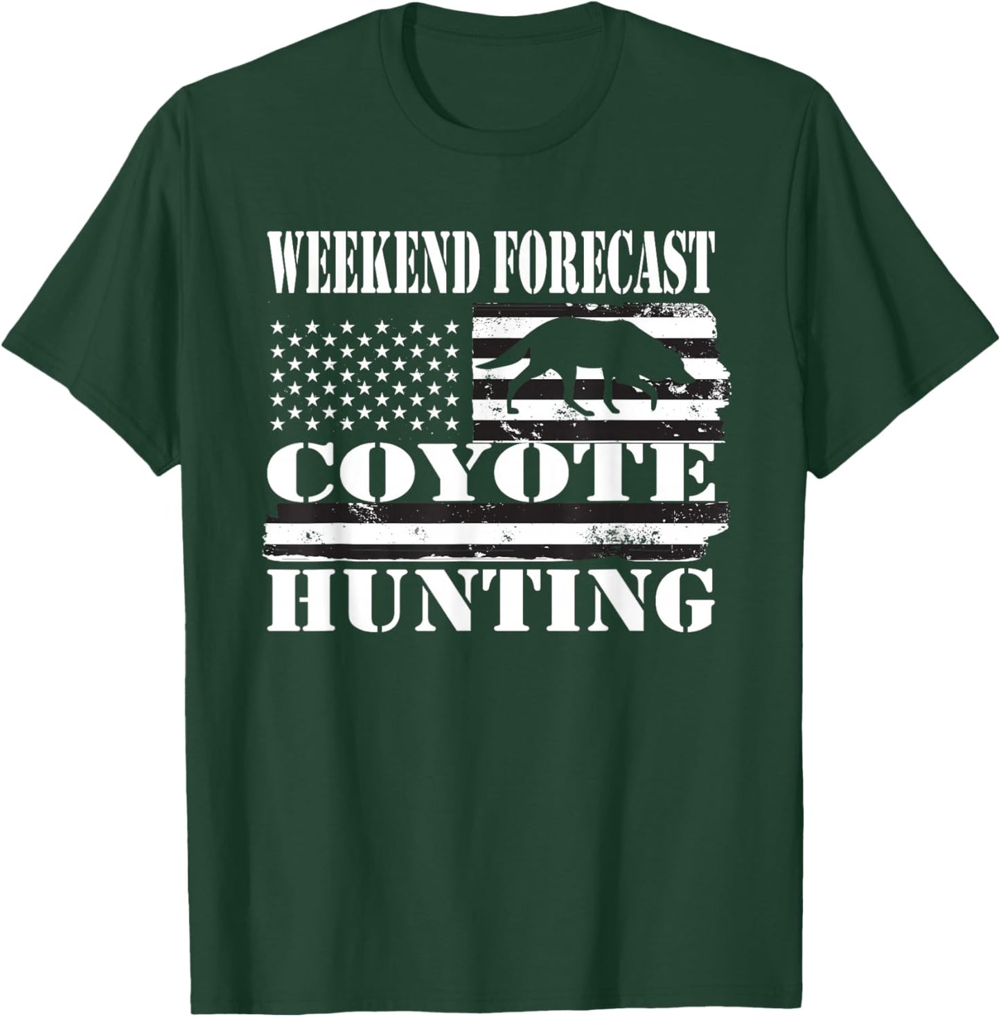 Coyote Hunting T-Shirt - T-Shirt | Forest
