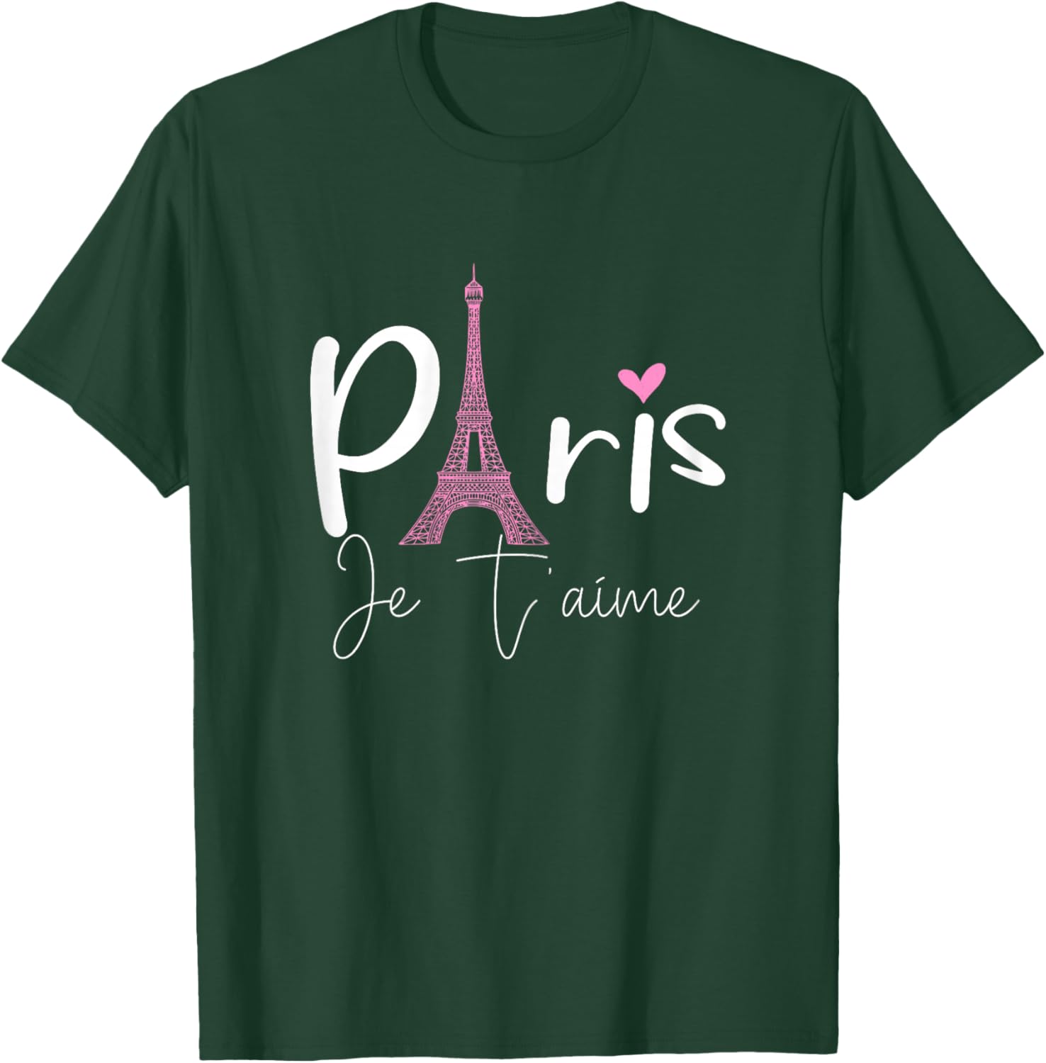 Eiffel Tower Paris Holiday France Shirt Souvenir Women Kids T-Shirt - T-Shirt | Forest