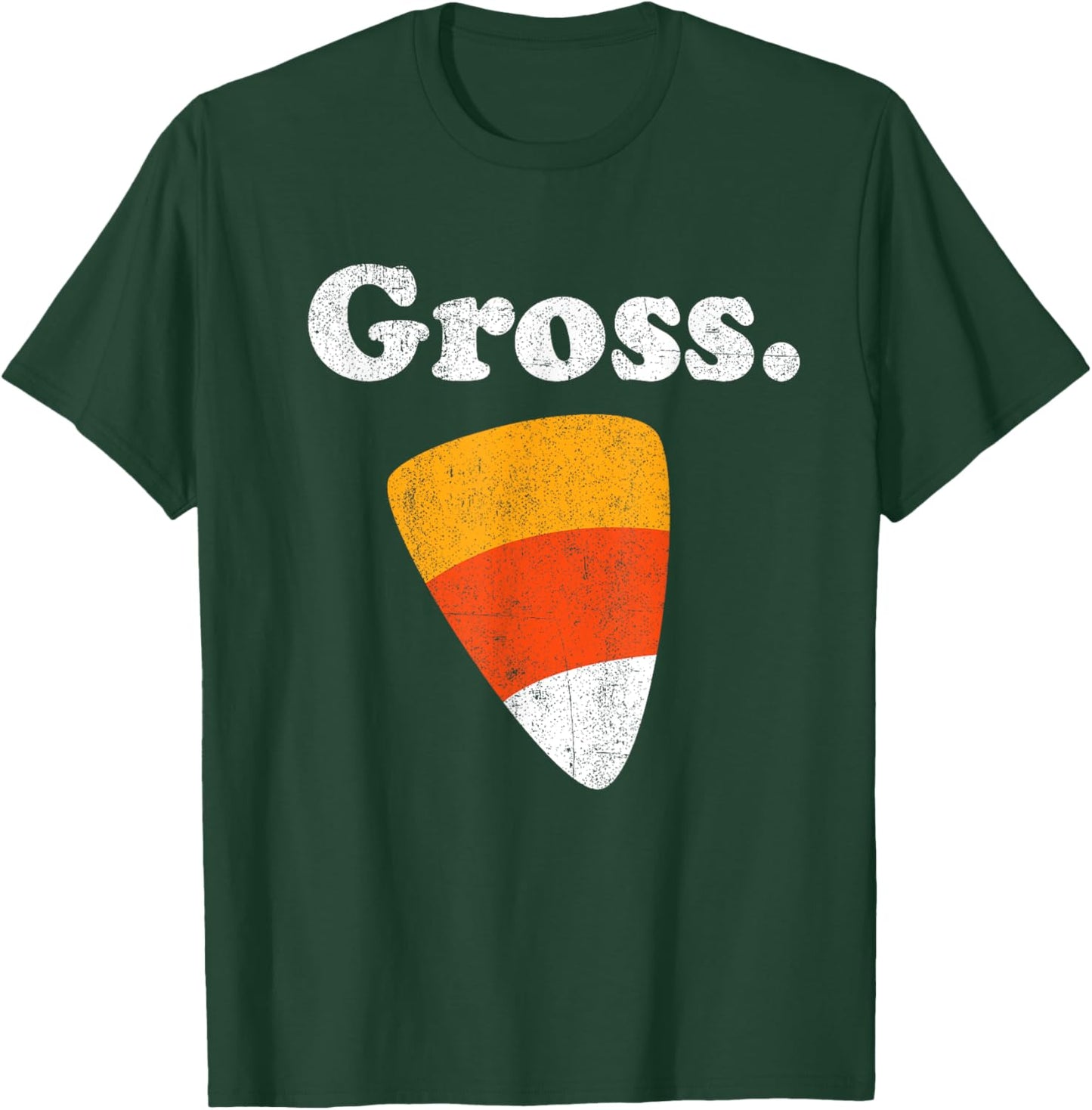Funny Gross Candy Corn Halloween Retro 80's Anti Candy Corn T-Shirt - T-Shirt | Forest