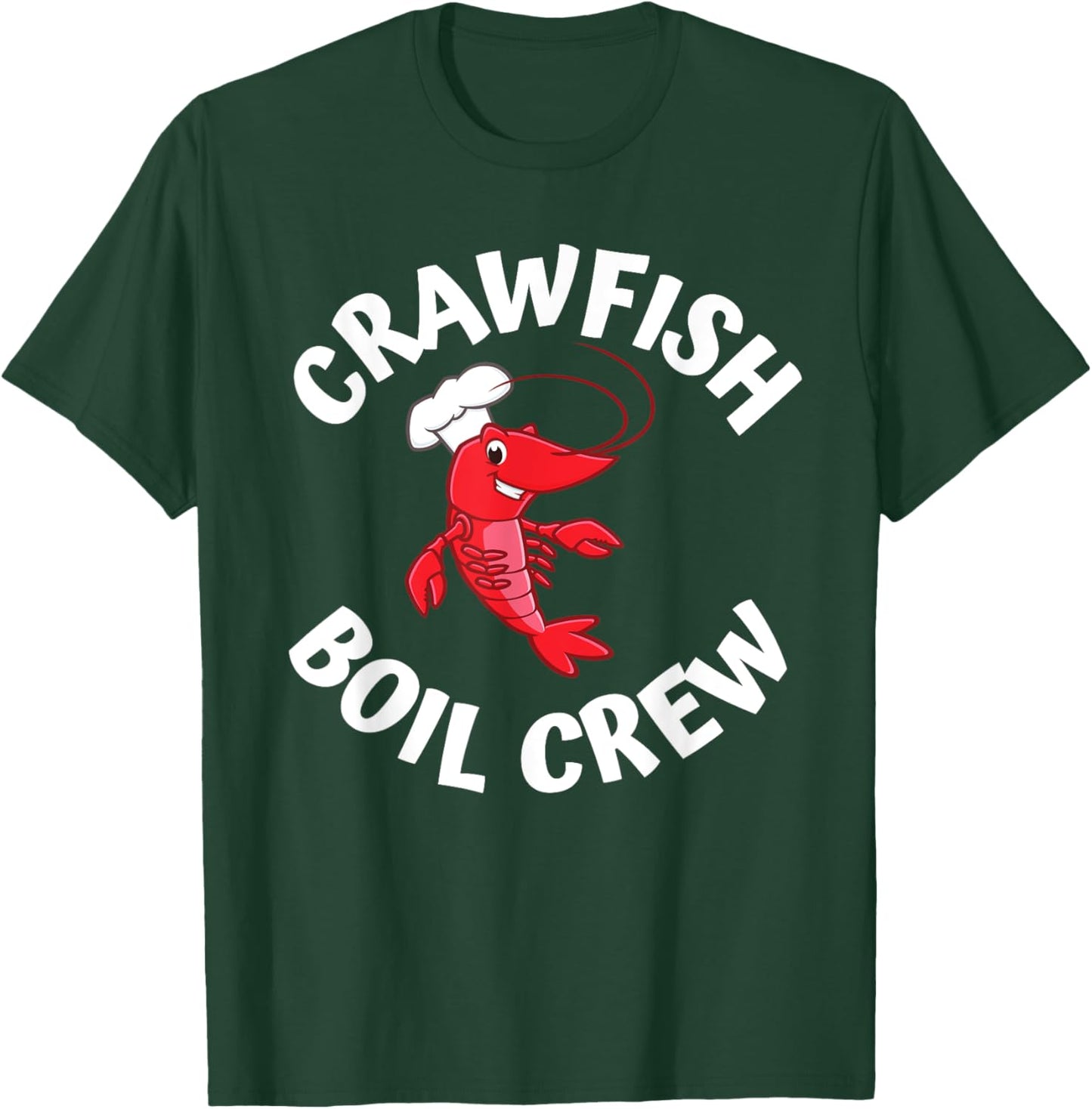 Crawfish Boil Crew Funny Matching Cajun Seafood Party Fest T-Shirt - T-Shirt | Forest
