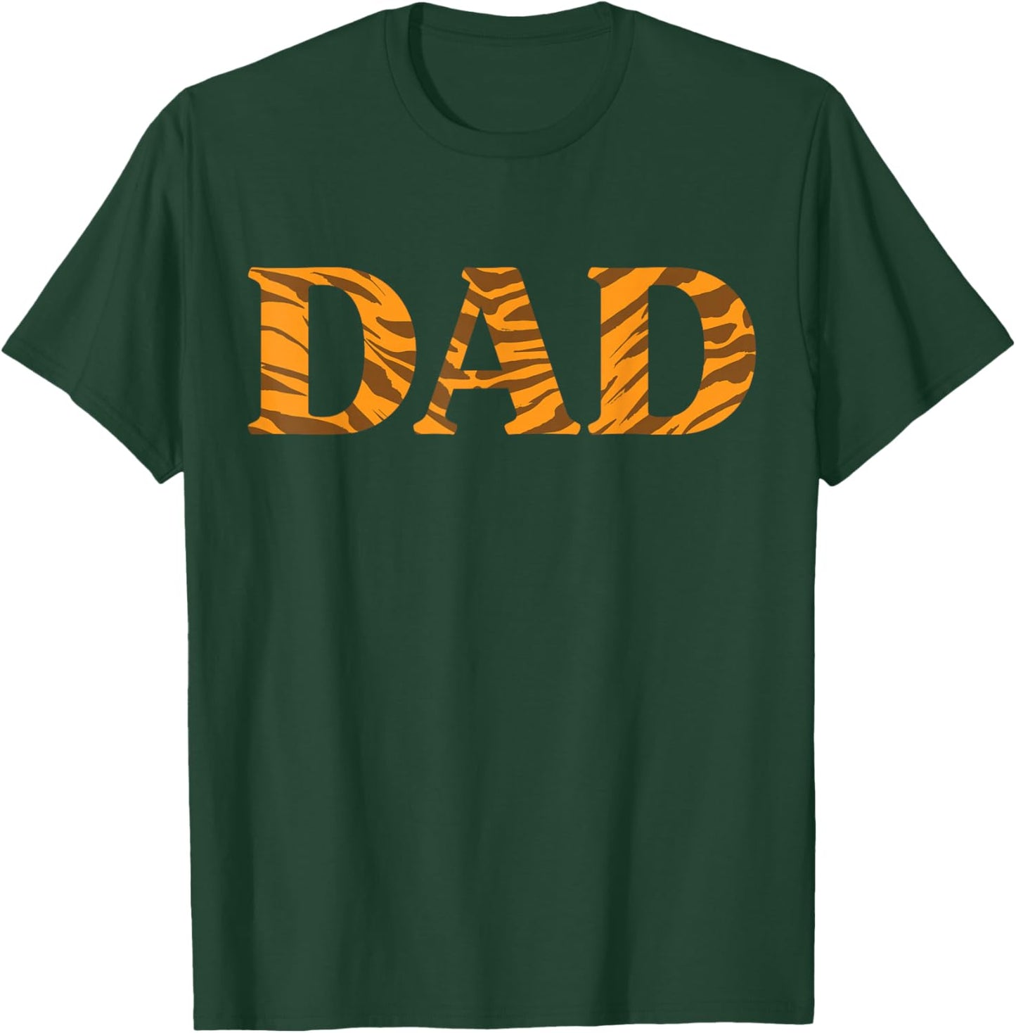Father's Day Tiger Print Proud Family Dad T-Shirt - T-Shirt | Forest