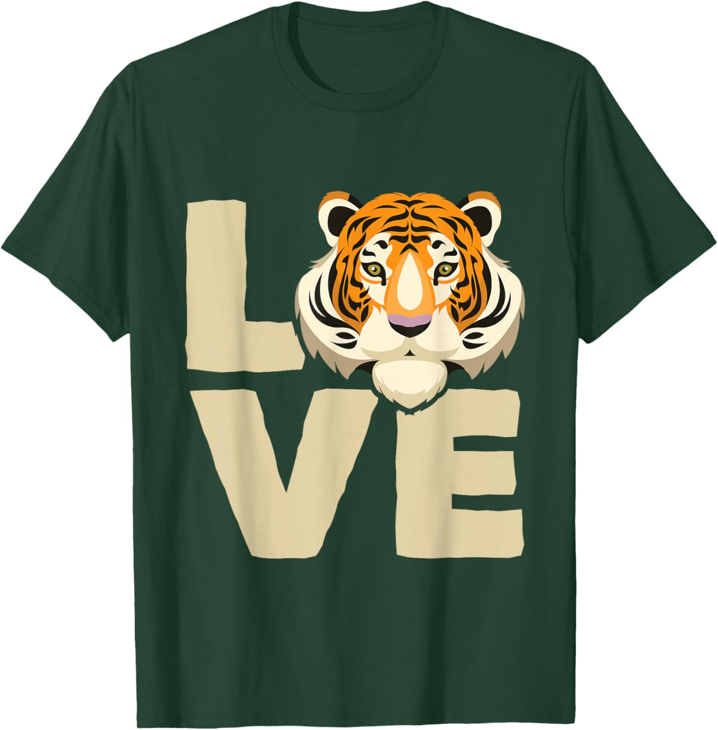 Tiger Nature Lover Safari Wildlife Animal Zookeeper T-Shirt - T-Shirt | Forest