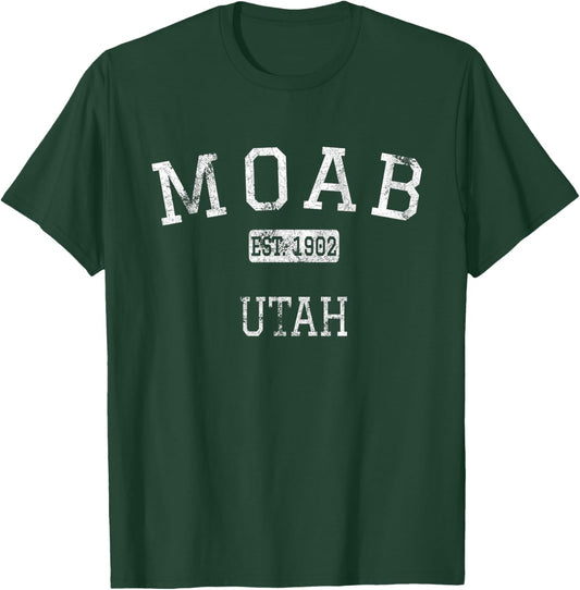 Moab Utah UT Vintage T-Shirt - T-Shirt | Forest