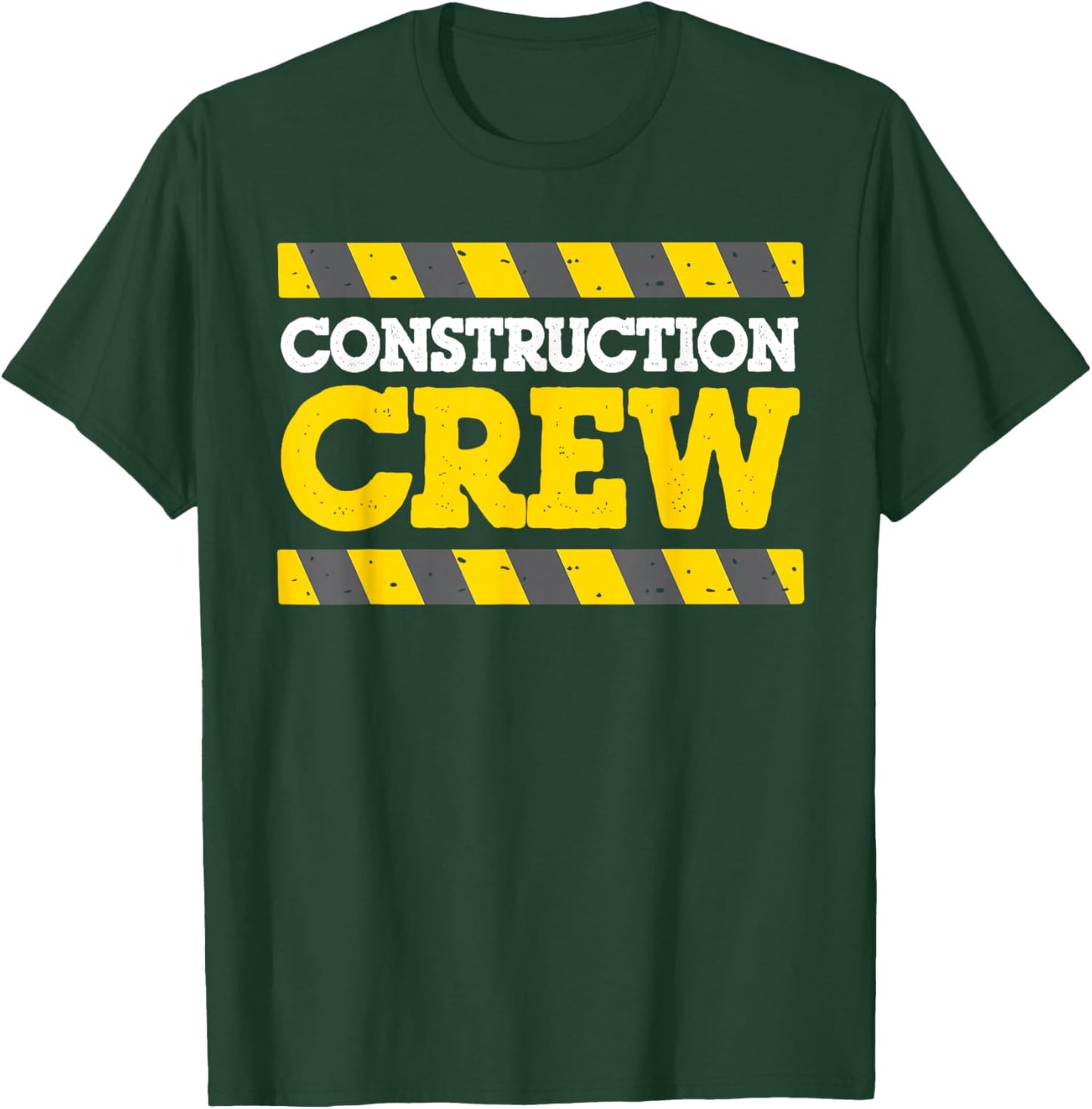 Boys Construction Crew Birthday Party Supplies Matching T-Shirt - T-Shirt | Forest