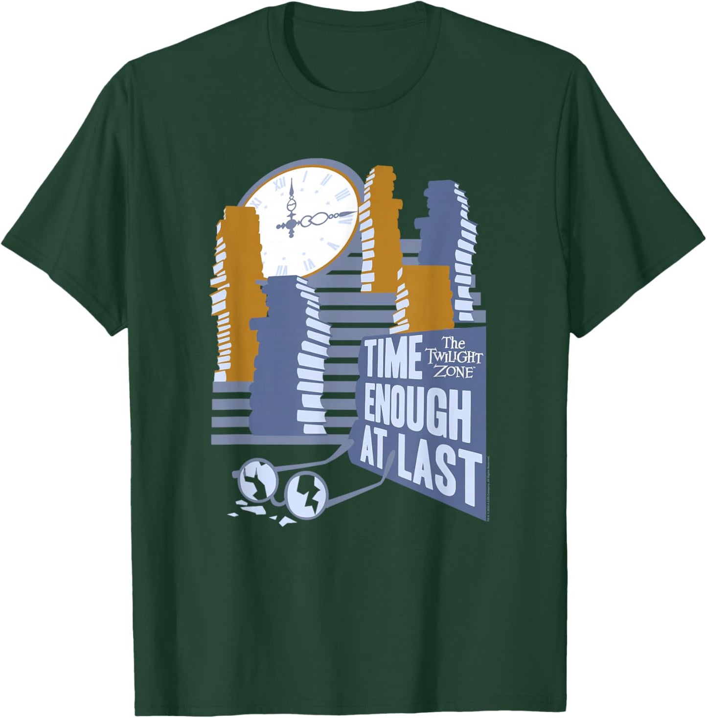 The Twilight Zone Time Enough at Last T-Shirt - T-Shirt | Forest