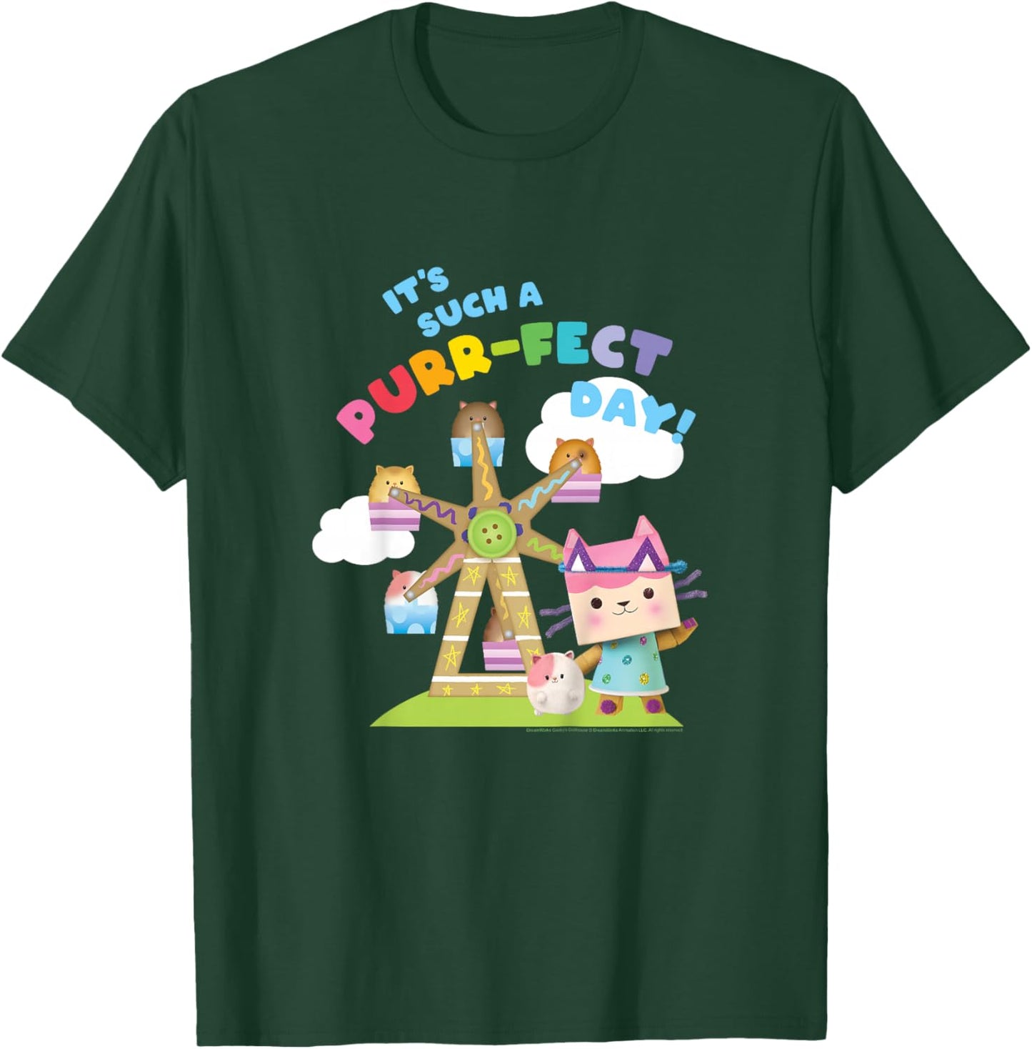 Gabby's Dollhouse Baby Box Purr-FECT Day! Youth T-Shirt - T-Shirt | Forest