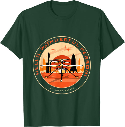 Wonderful Person on Mars T-Shirt - T-Shirt | Forest