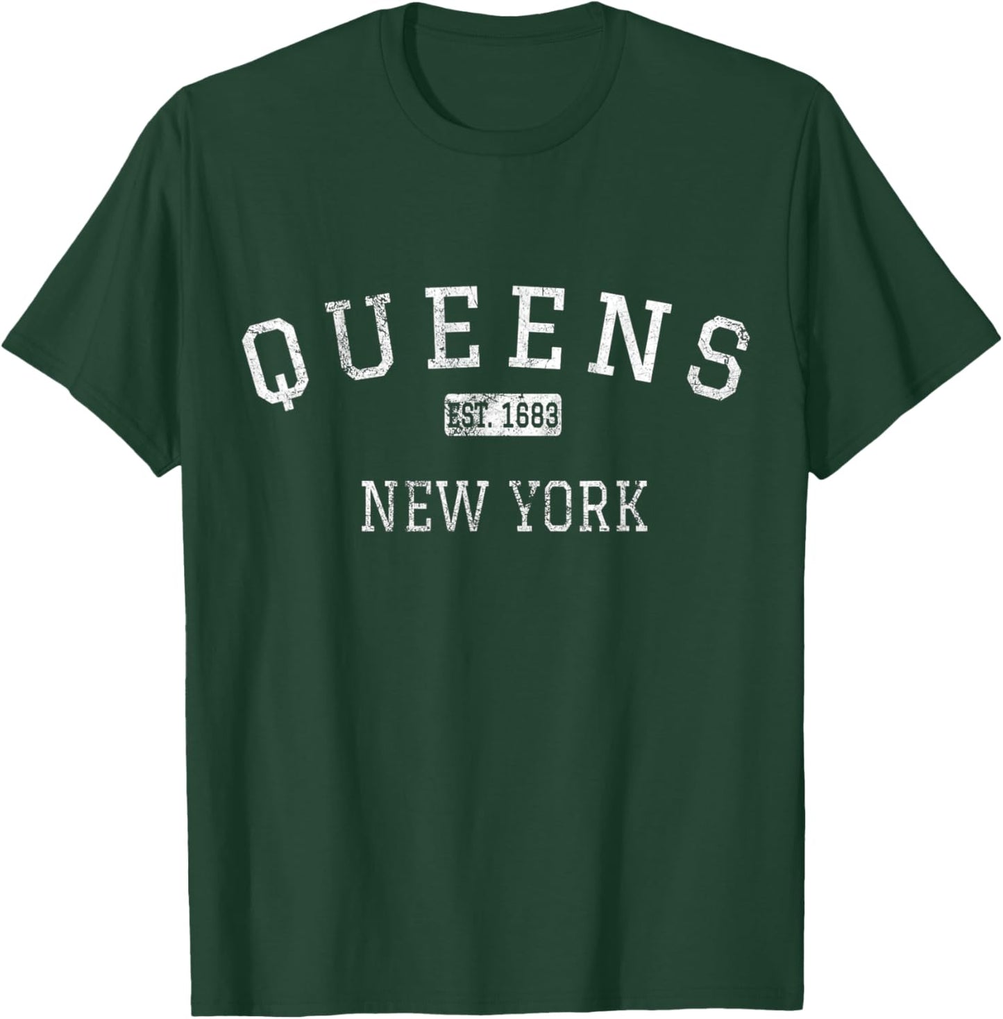 Queens New York NY Vintage T-Shirt - T-Shirt | Forest