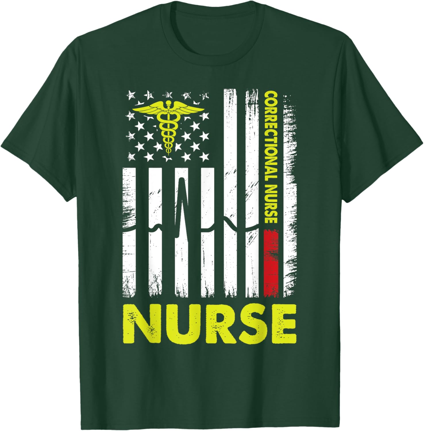 Correctional Nurse T-Shirt - T-Shirt | Forest