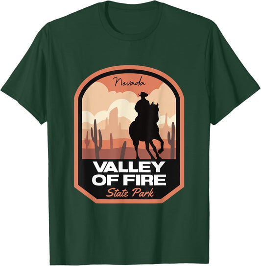 Valley of Fire State Park Desert Cowboy T-Shirt - T-Shirt | Forest