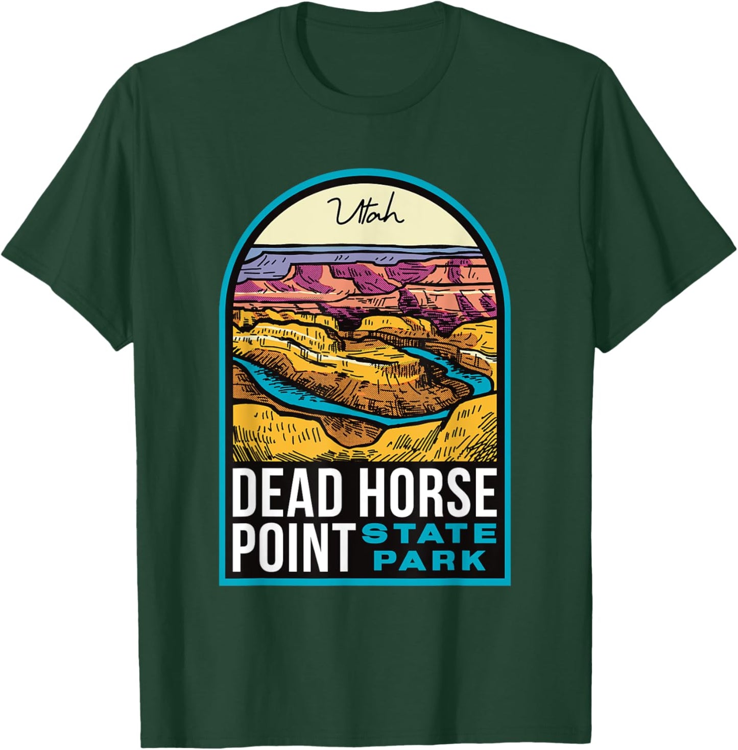 Dead Horse Point State Park Utah Vintage T-Shirt - T-Shirt | Forest