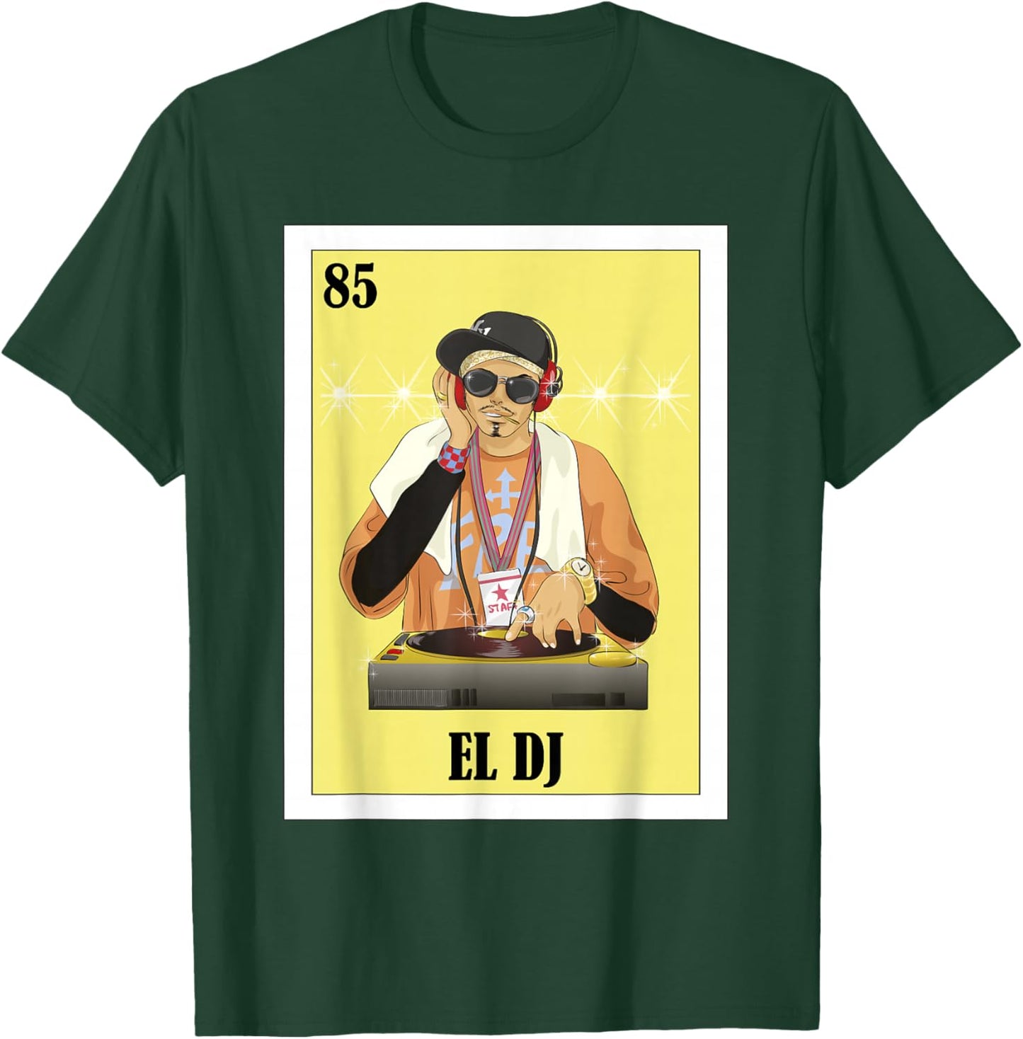 Funny Music Mexican Design - El DJ T-Shirt - T-Shirt | Forest