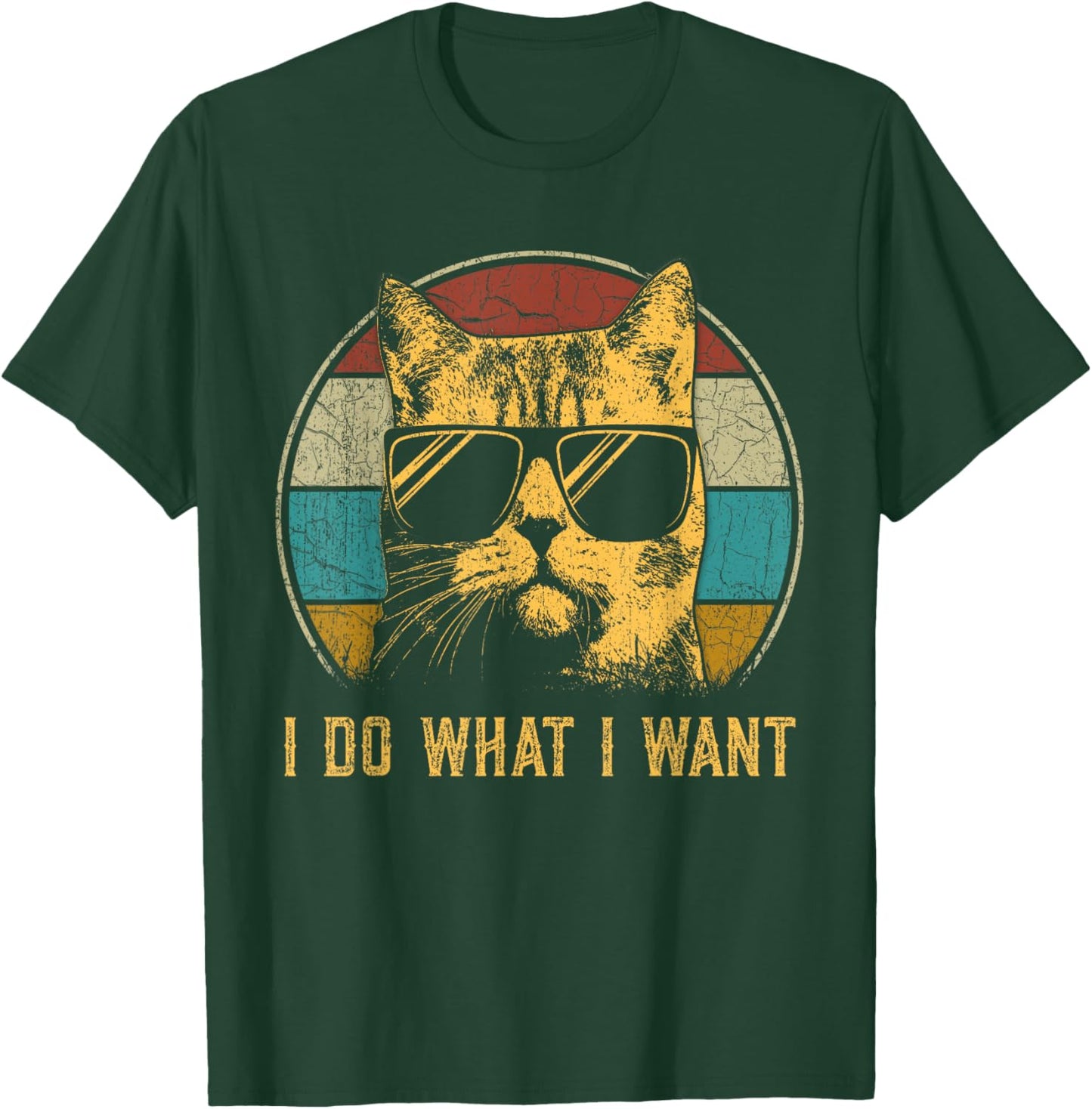 Cat themed men funny I do what I want cat T-Shirt - T-Shirt | Forest