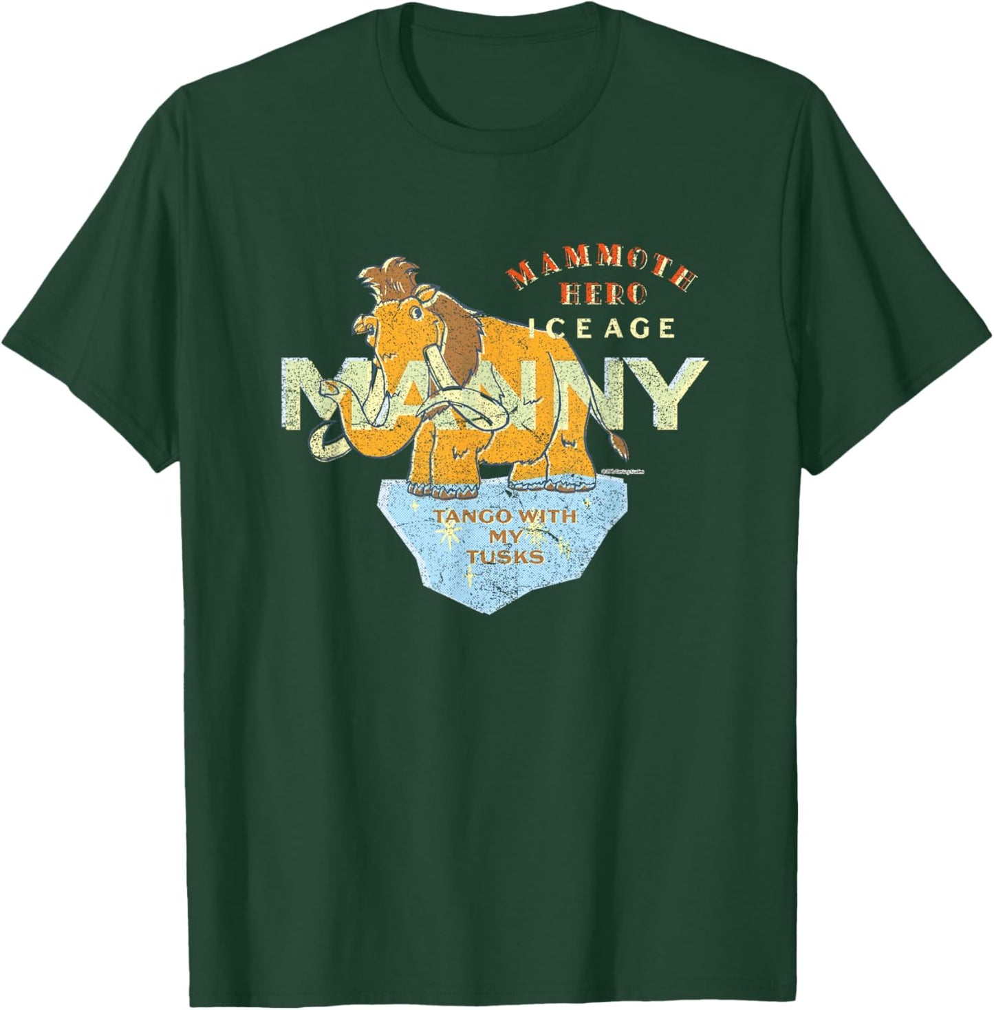 Ice Age Manny Mammoth Hero Tango with My Tusks T-Shirt - T-Shirt | Forest