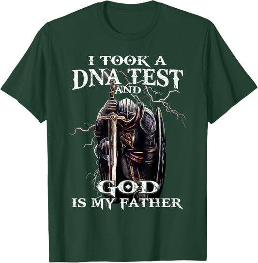 Knights Templar God is My Father Crusader Warrior Bible T-Shirt - T-Shirt | Forest