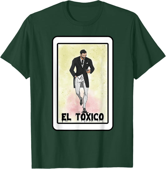 PavonHD EL TXICO -Adults Black Cotton 65% Polyester 35% Modern Crew Collar Short Sleeve Small T-Shirt - T-Shirt | Forest