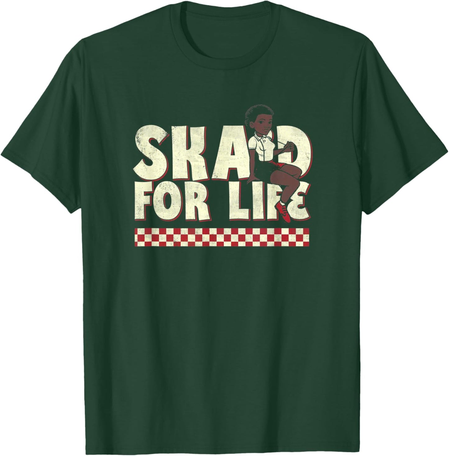 Ska'd For Life - Rude Girl / Rude Boy Reggae Band Ska Music T-Shirt - T-Shirt | Forest