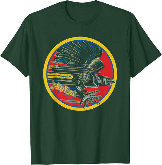 Judas Priest - Screaming For Vengeance Circle Vintage T-Shirt - T-Shirt | Forest
