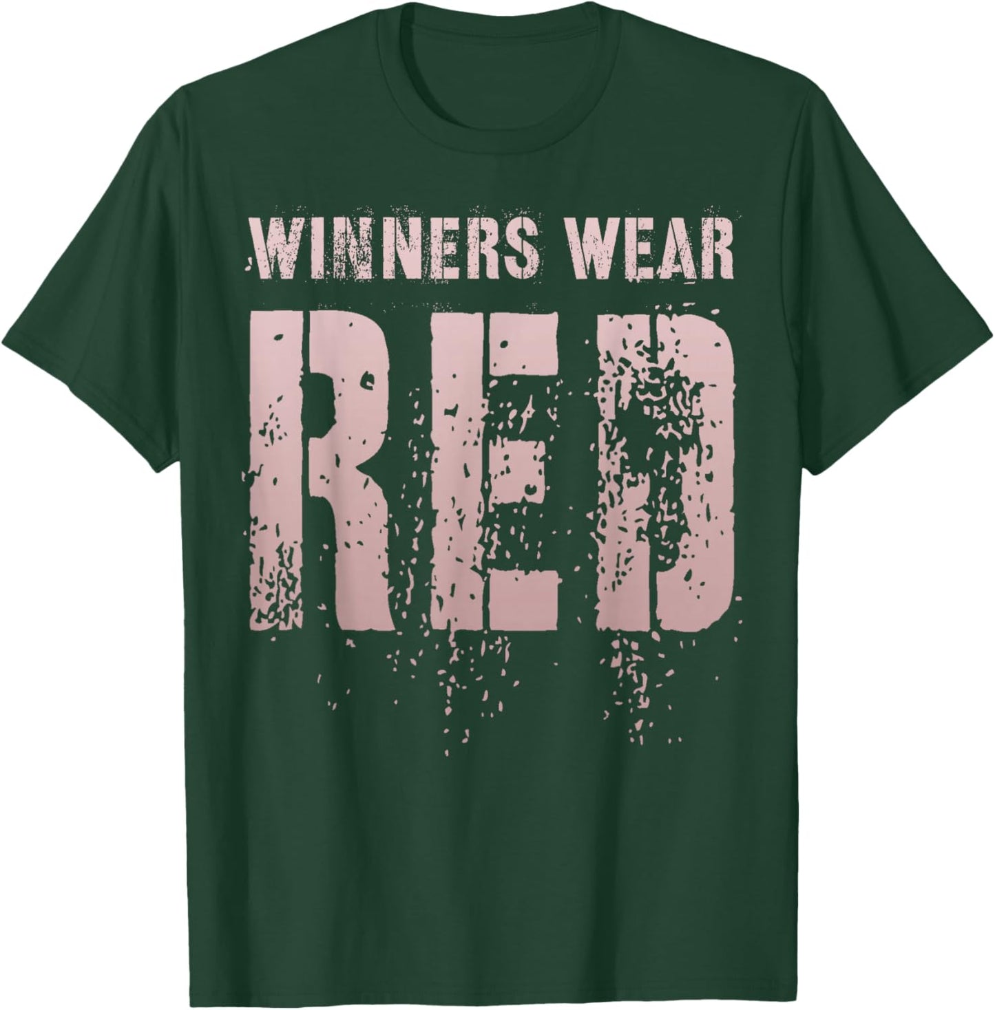 Vintage WINNERS WEAR RED Summer Camp Let's Go Team War Game T-Shirt - T-Shirt | Forest