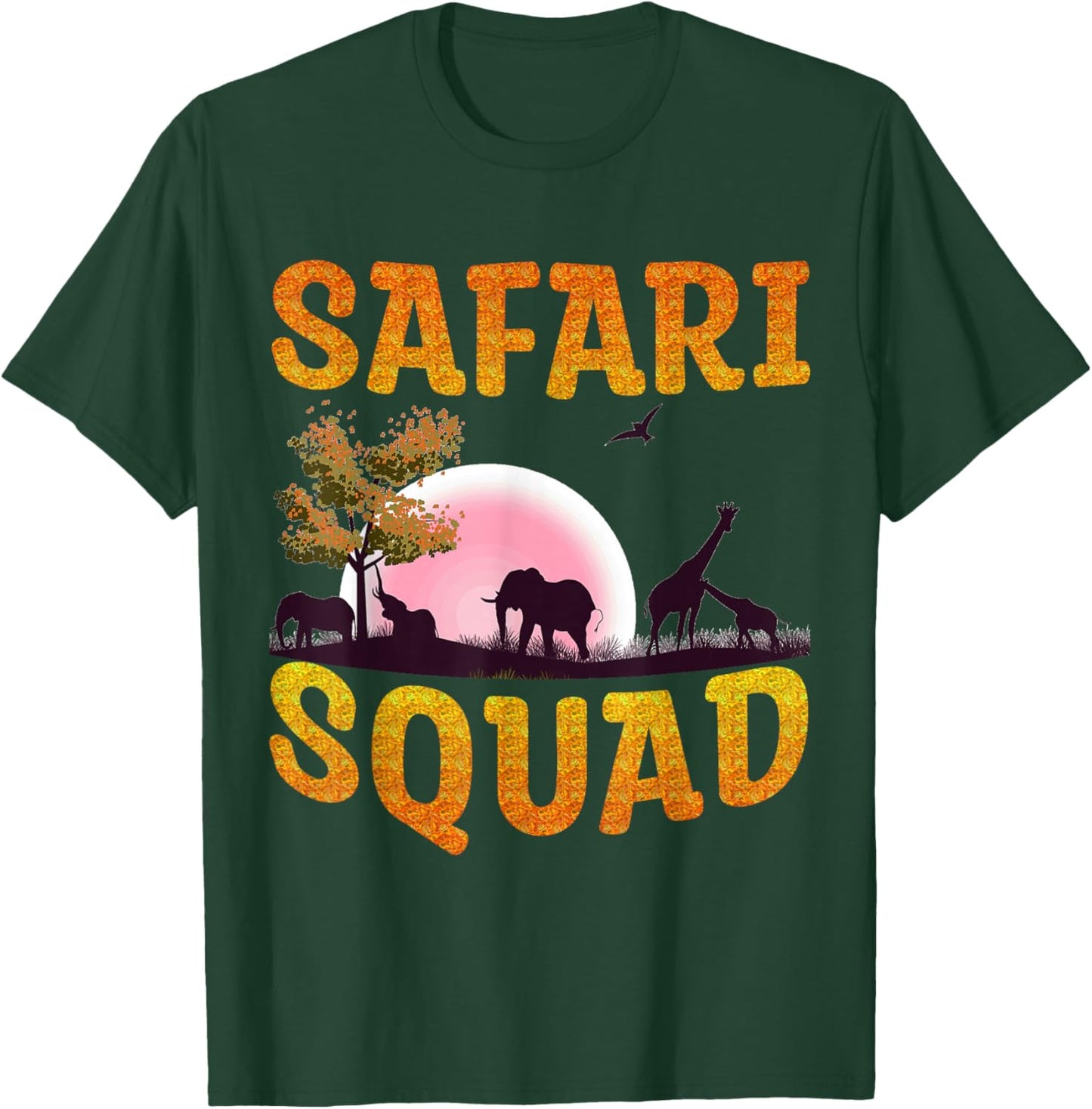 Safari Squad – African Family Summer Matching Style T-Shirt - T-Shirt | Forest