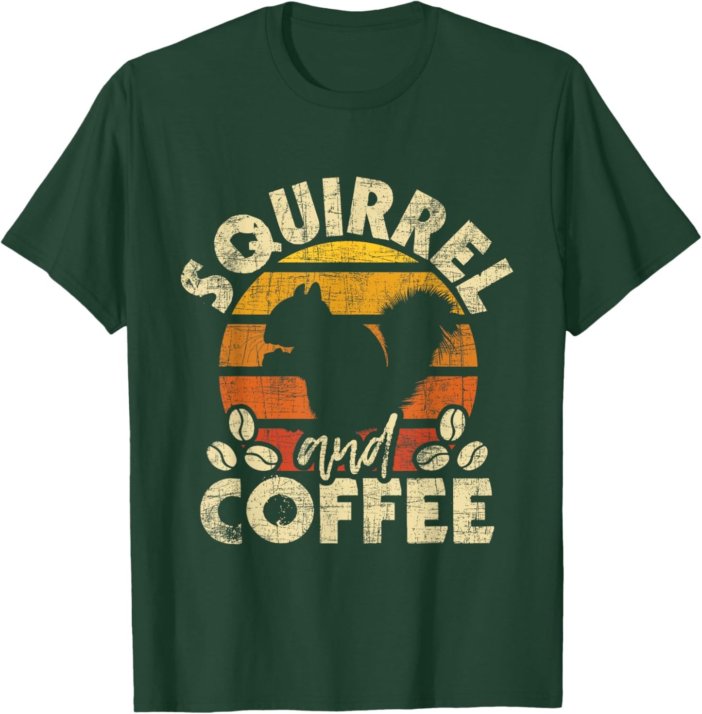 Squirrel And Coffee - Squirrel Lover Whisperer Animal Lover T-Shirt - T-Shirt | Forest