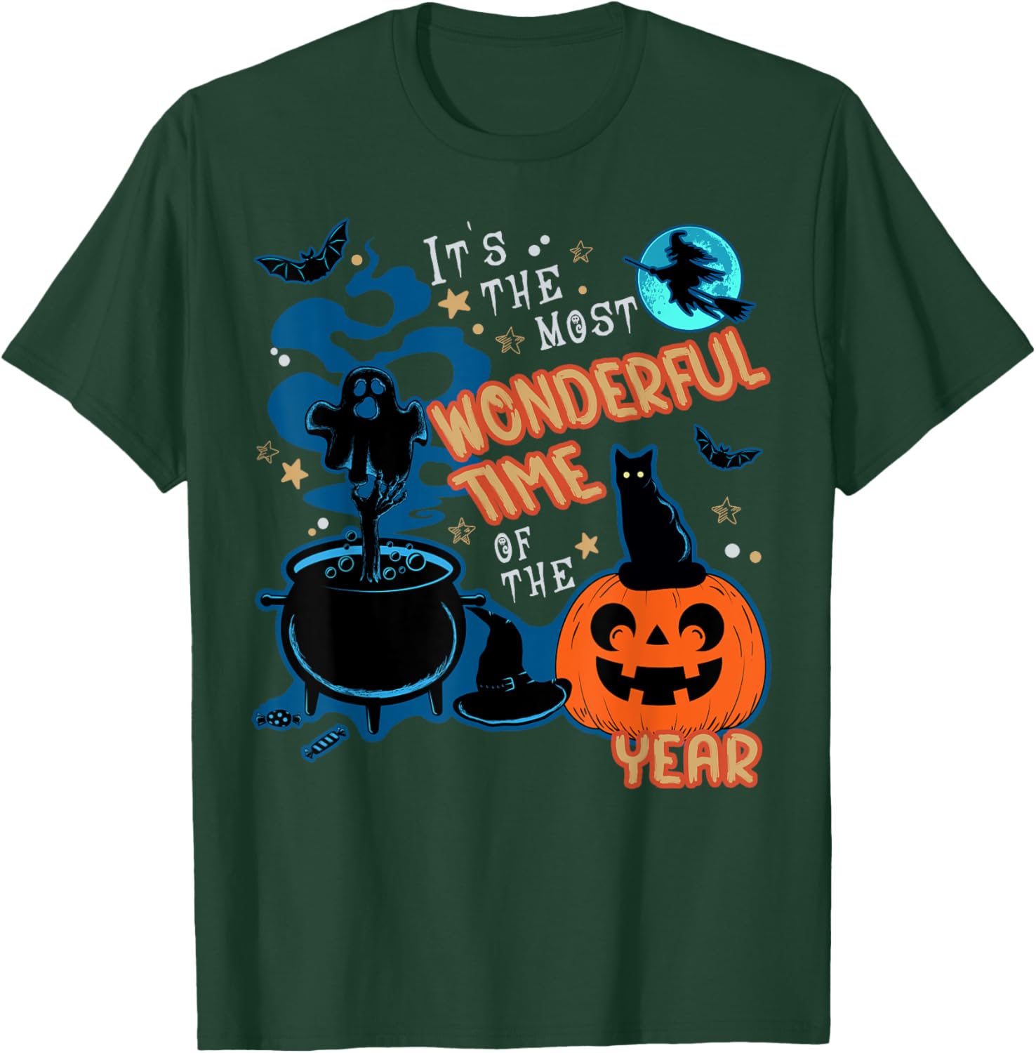 Halloween It's the Most Wonderful Time of the Year Halloween T-Shirt - T-Shirt | Forest
