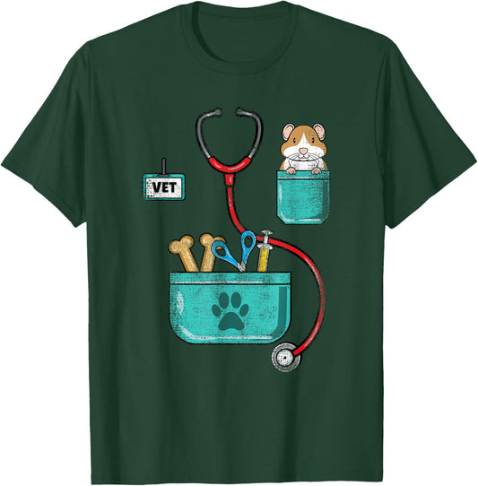 Veterinarian Costume Halloween T-Shirt - T-Shirt | Forest