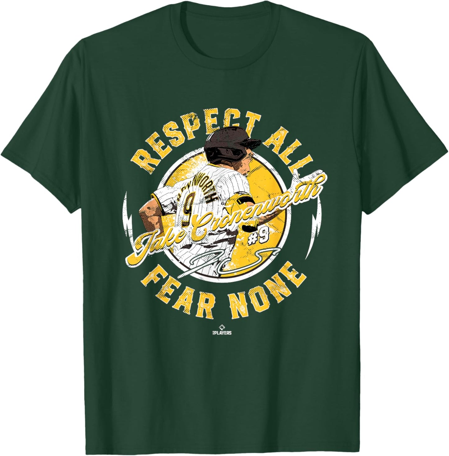 Respect All Fear None Jake Cronenworth San Diego MLBPA T-Shirt - T-Shirt | Forest