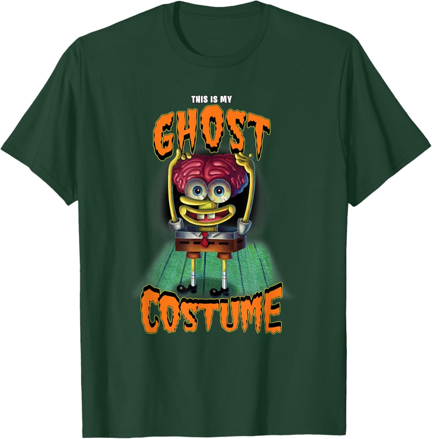 SpongeBob SquarePants Halloween This Is My Ghost Costume T-Shirt - T-Shirt | Forest