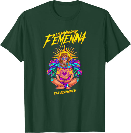 T3R La Divinidad Femenina T-Shirt - T-Shirt | Forest