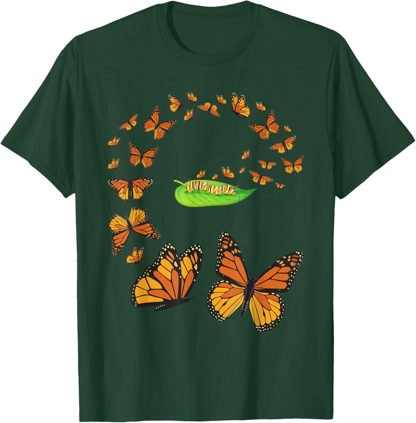 Colorful Metamorphosis - Butterfly Lover Butterflies T-Shirt - T-Shirt | Forest