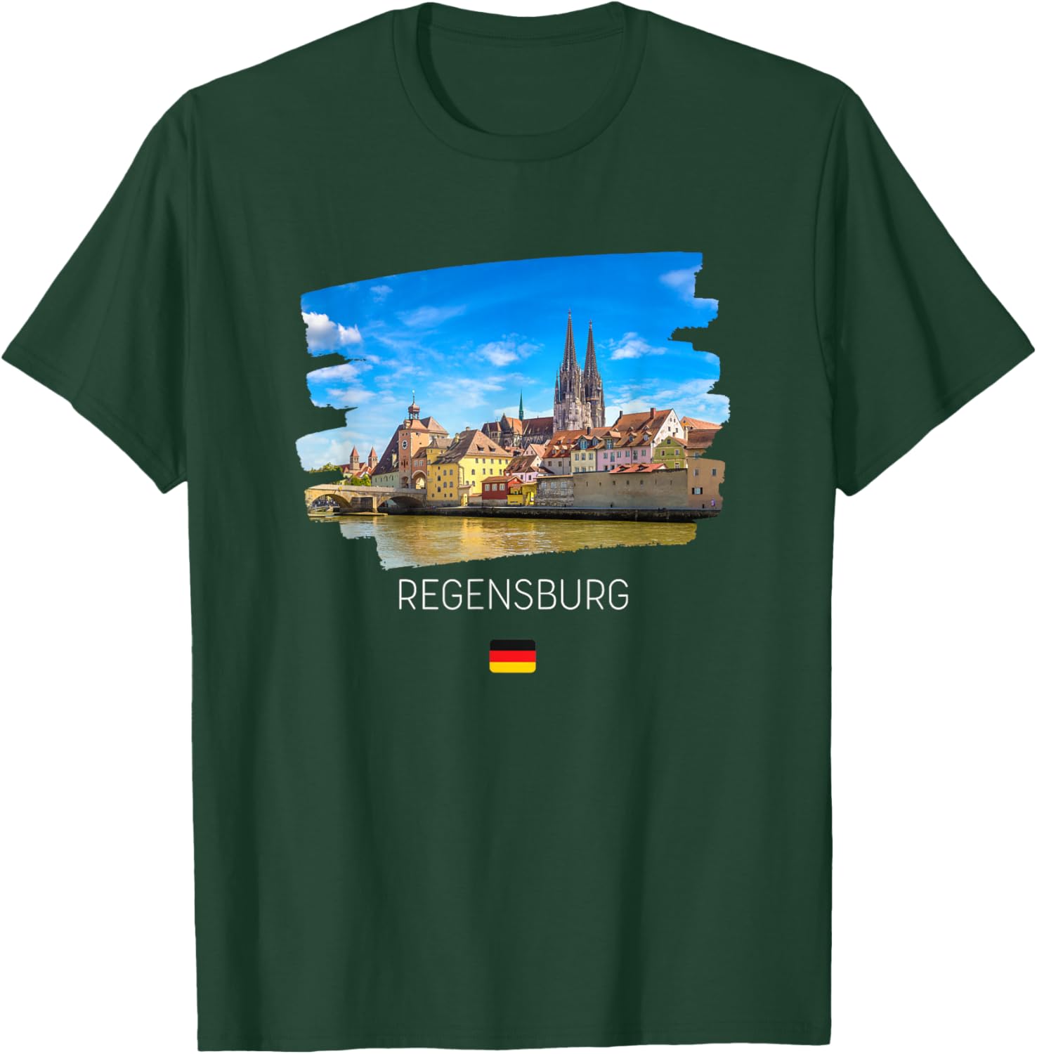 Regensburg Germany T-Shirt - T-Shirt | Forest