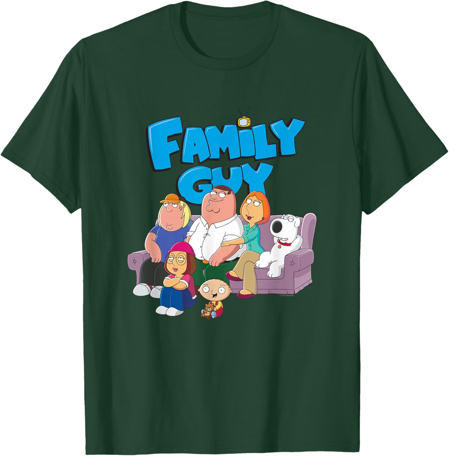 Family Guy Griffin Family with Logo Cartoon T-Shirt - T-Shirt | Forest