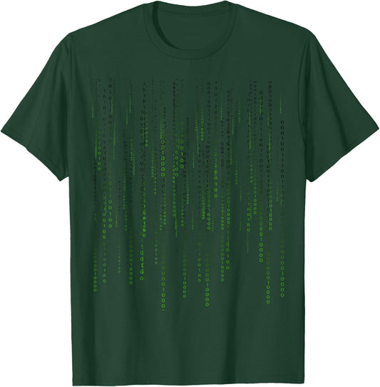 Binary code 0 1 T-Shirt - T-Shirt | Forest