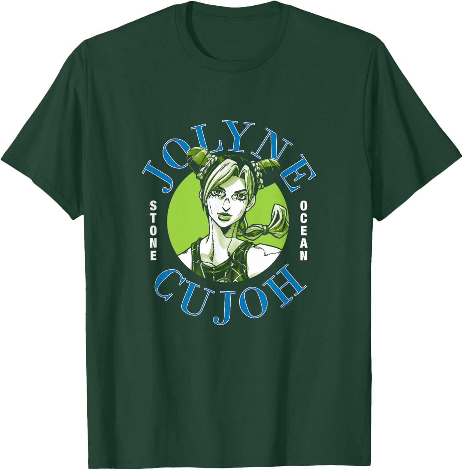 JoJo's Bizarre Adventure Stone Ocean Jolyne Cujoh Closeup T-Shirt - T-Shirt | Forest