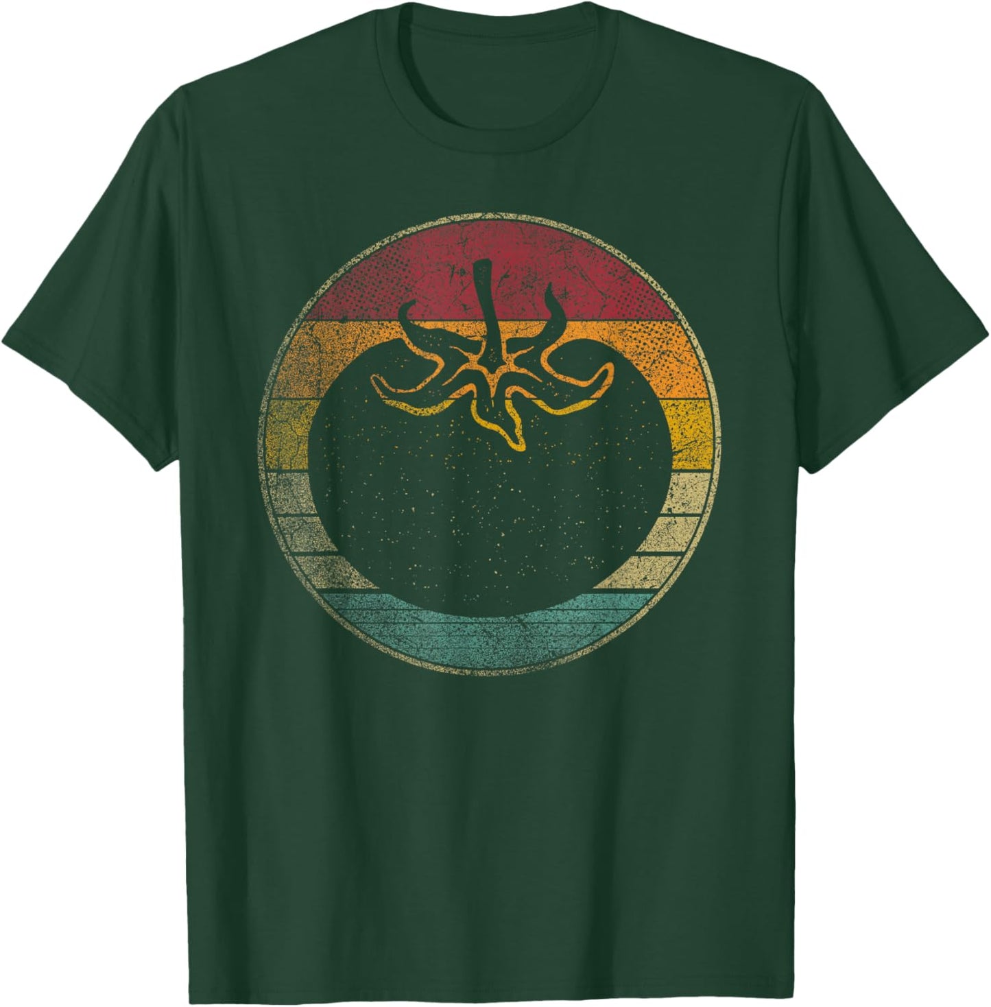 Tomato Food Cooking Chef Vintage Distressed Retro 70s Gift T-Shirt - T-Shirt | Forest