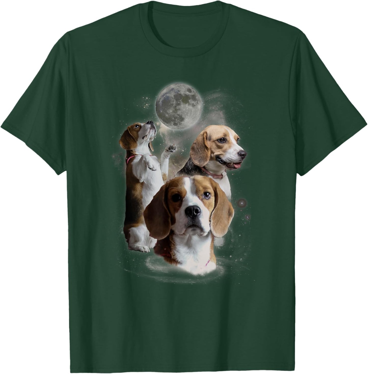 Howling at the Moon Shirt - Funny Beagle Shirt - Beagle T-Shirt - T-Shirt | Forest