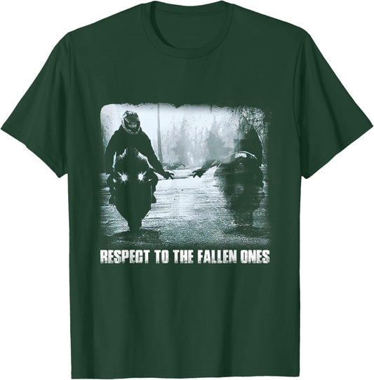 Respect the fallen ones motorcycle biker lover T-Shirt - T-Shirt | Forest