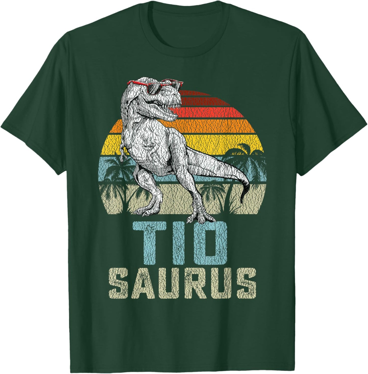 Tiosaurus T Rex Dinosaur Tio Saurus Family Matching T-Shirt - T-Shirt | Forest