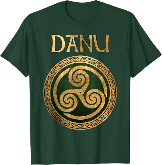 Danu Ancient Celtic Goddess of Mothers and Earth T-Shirt - T-Shirt | Forest