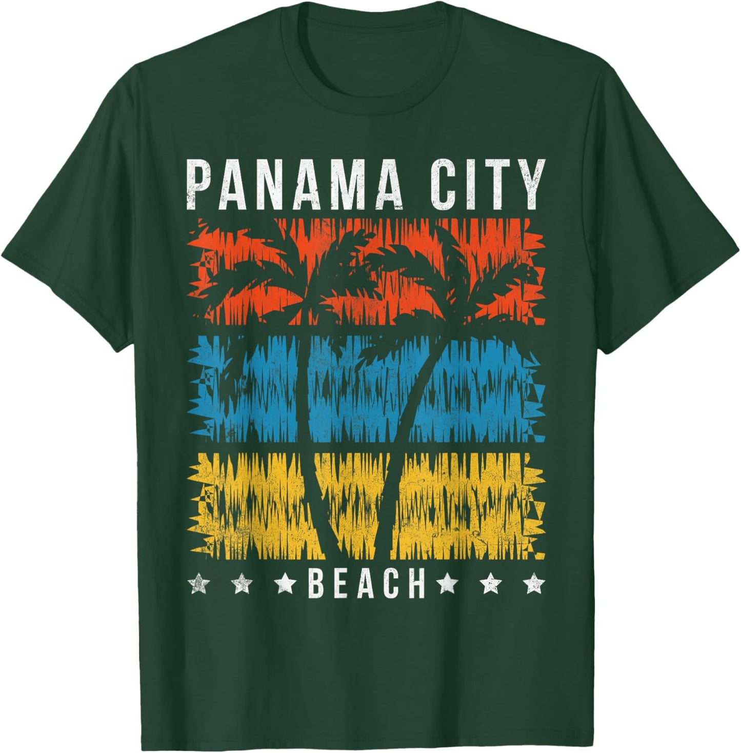 Panama City Beach Family Summer Vacation Souvenir Retro T-Shirt - T-Shirt | Forest