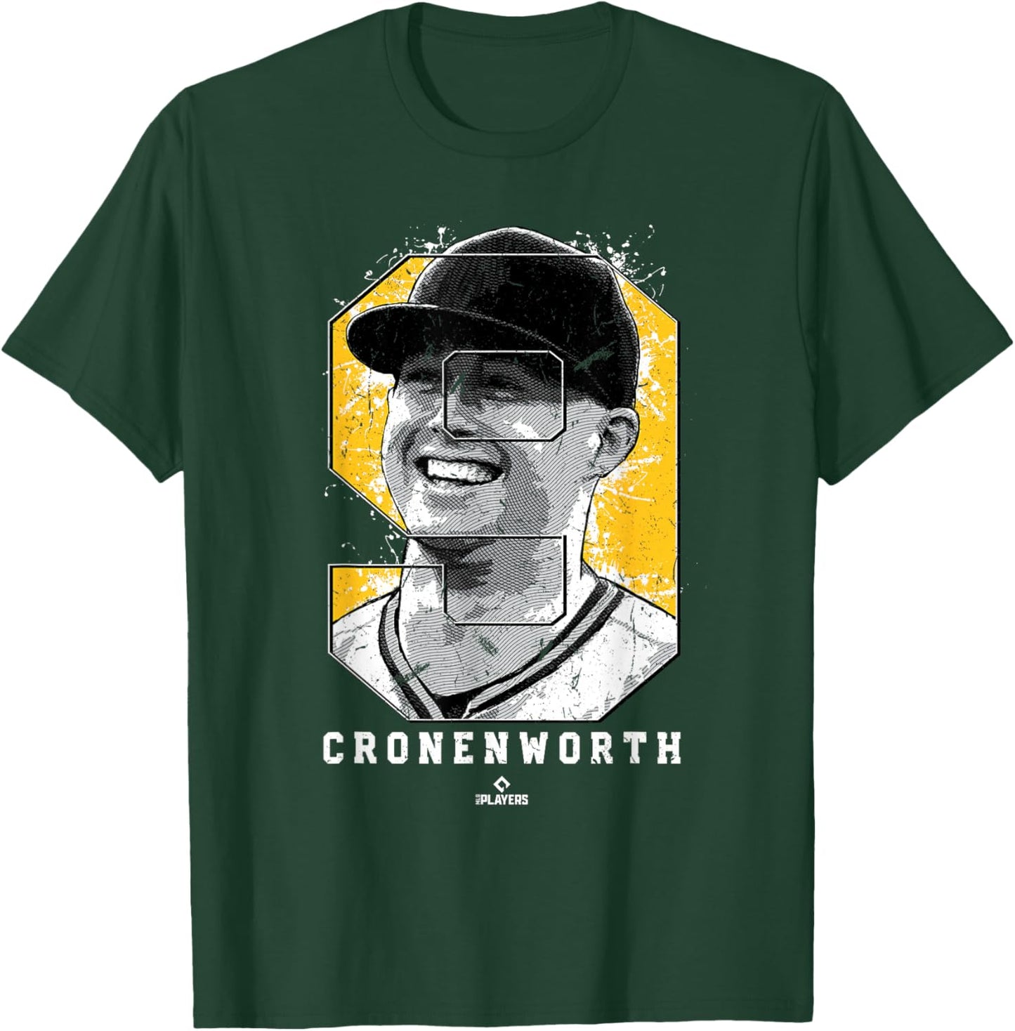 Jake Cronenworth Silhouette San Diego MLBPA T-Shirt - T-Shirt | Forest