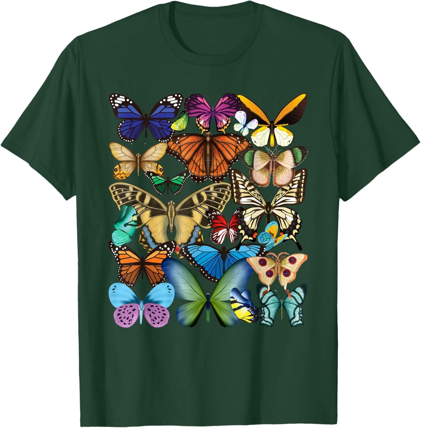 Butterfly Collection - Monarch Butterfly Lover Butterflies T-Shirt - T-Shirt | Forest