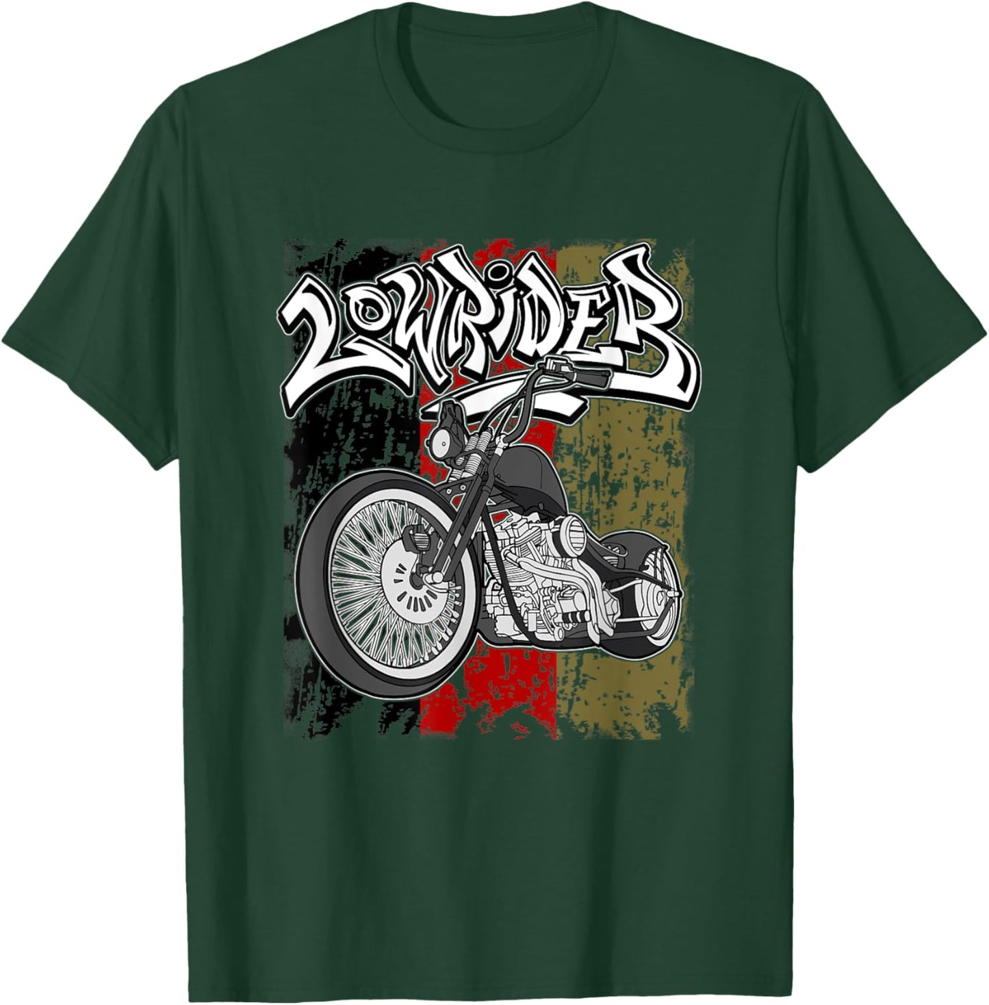 German Flag. Latino Vicla, Cholo Motorcycles, Lowrider T-Shirt - T-Shirt | Forest