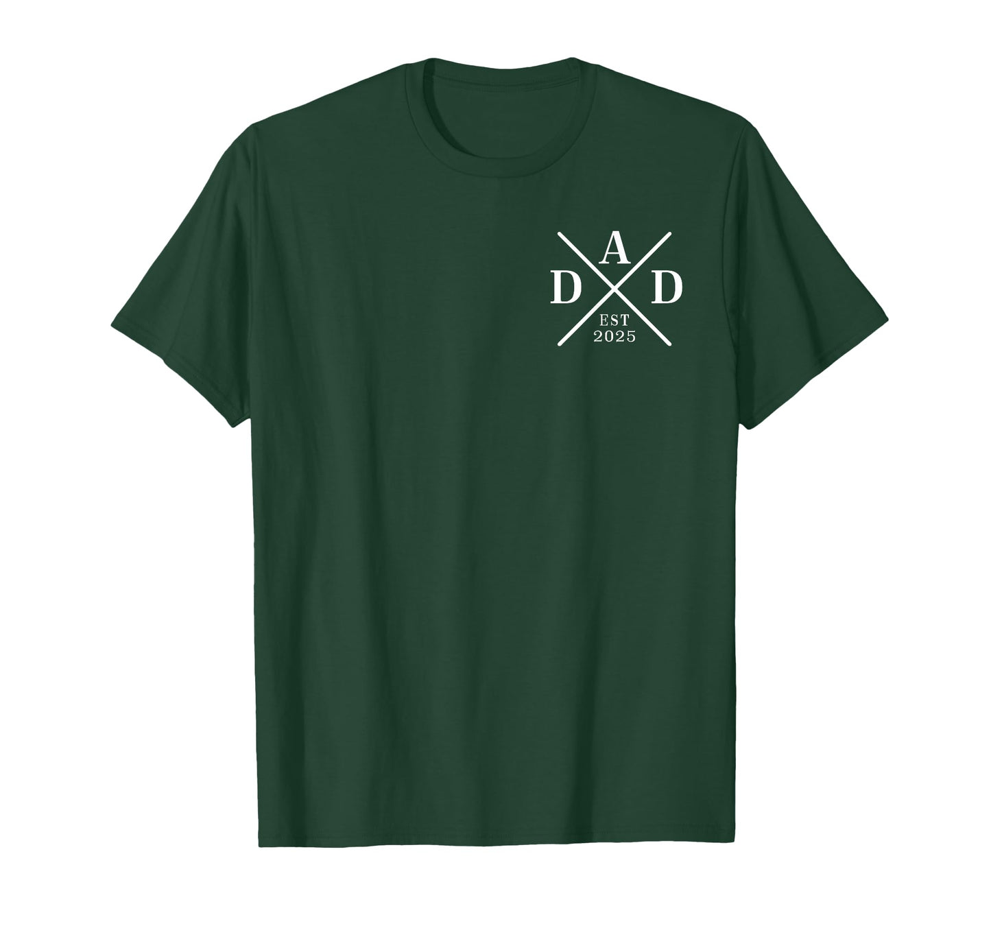 Dad Est. 2025 Pocket Style Expect Baby 2025, Father New Dad T-Shirt