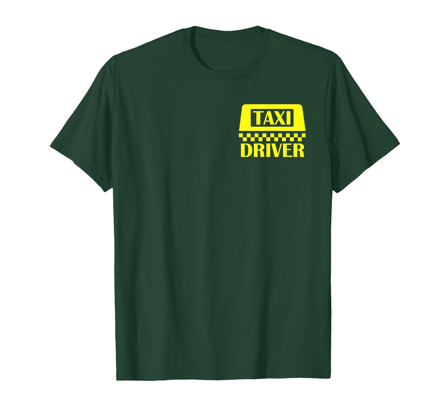 Yellow Taxi Costume Halloween Funny Taxi Driver Men Driving T-Shirt