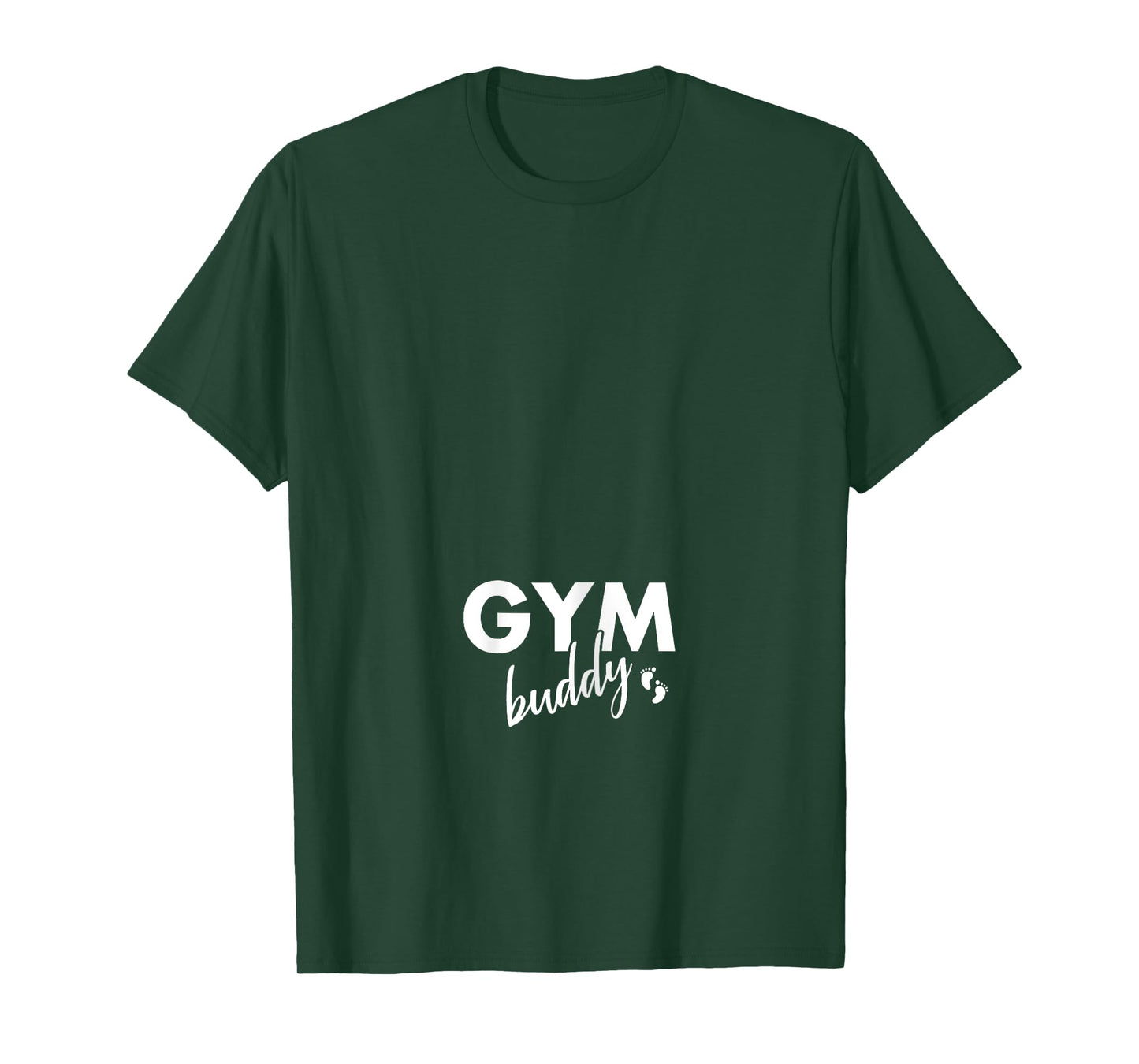 Gym Buddy Funny Pregnancy Workout Gifts For Pregnant Women T-Shirt